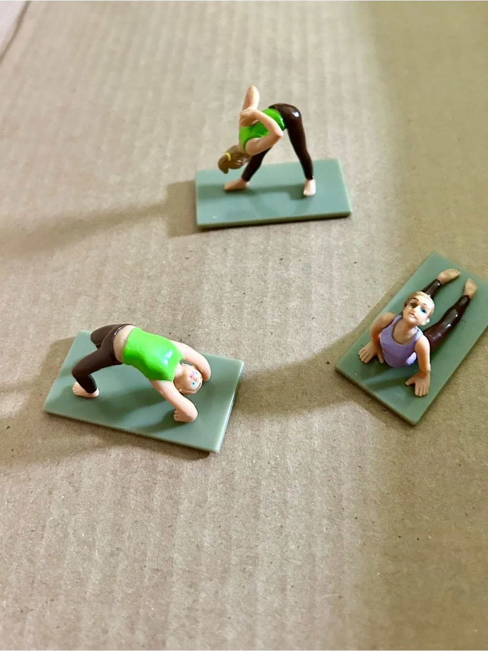 3D Yogi figurines from the 